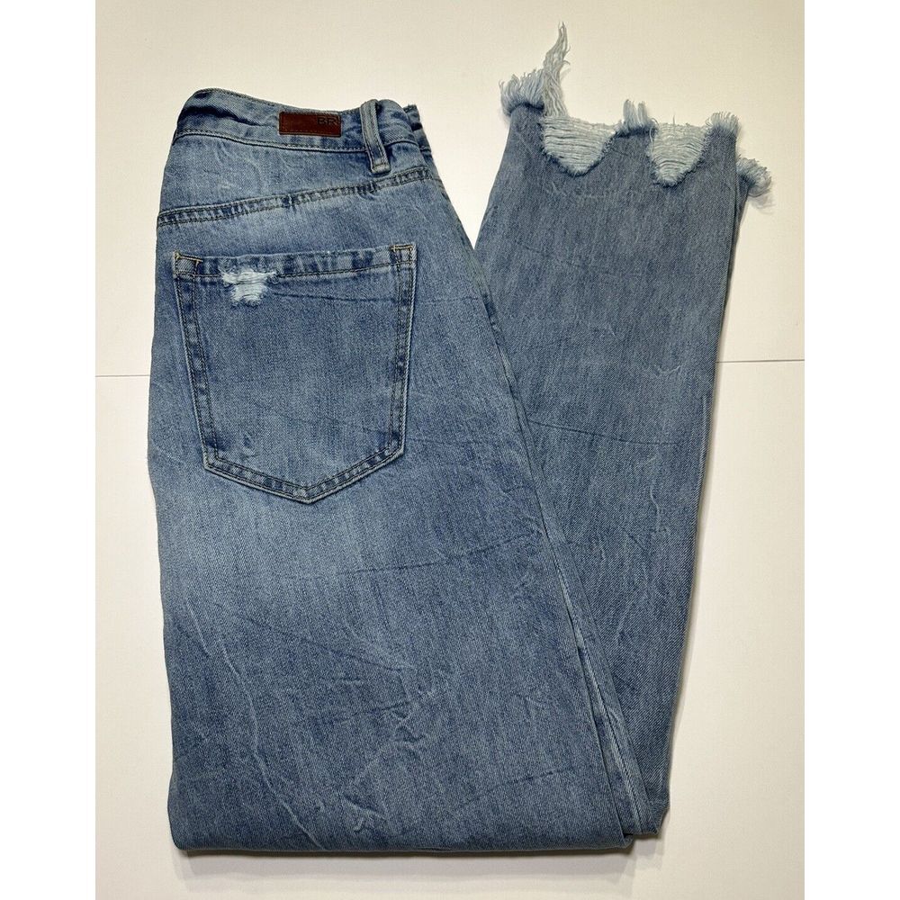 Blue Revival‎ Size 25 Organic Denim Factory Distressed